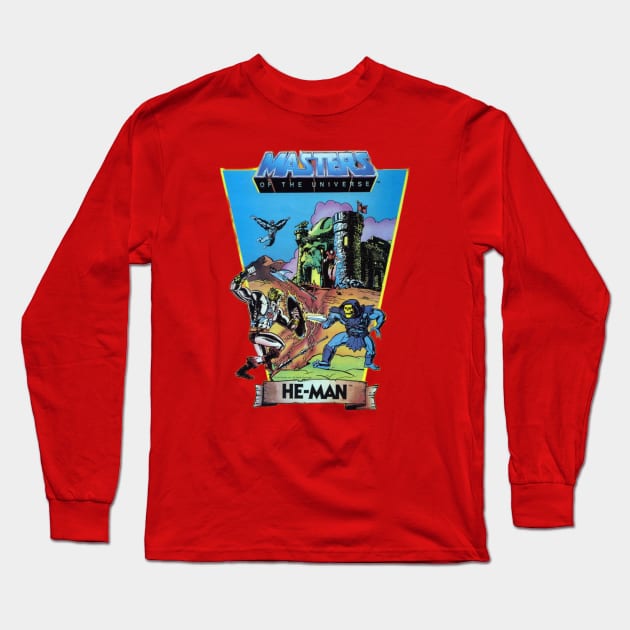 Retro He-Man Shirt Long Sleeve T-Shirt by That Junkman's Shirts and more!